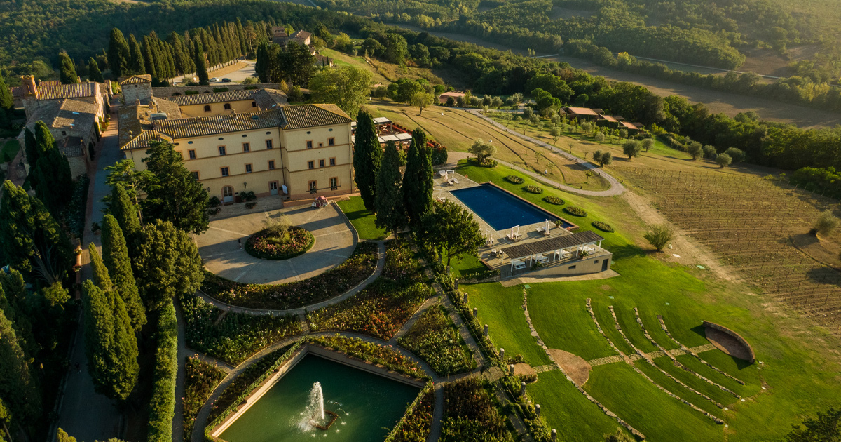 Castello di Casole, Tuscany, Italy.