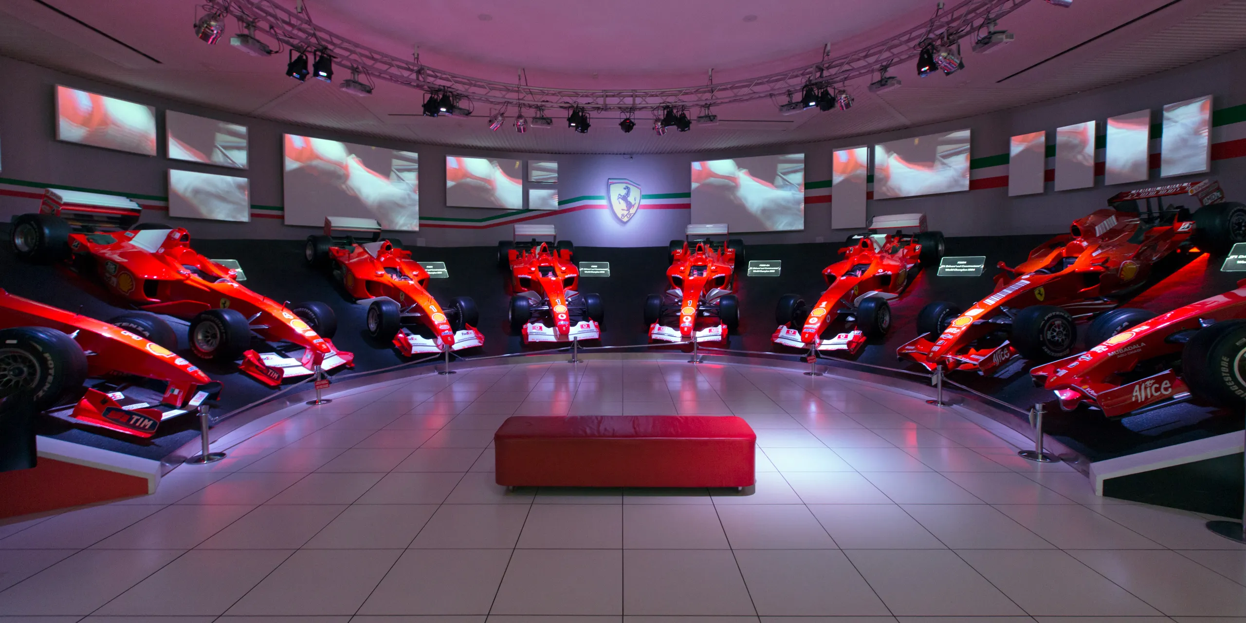 Enjoy a guided tour of Museo Ferrari in Maranello on a luxury F1 tour
